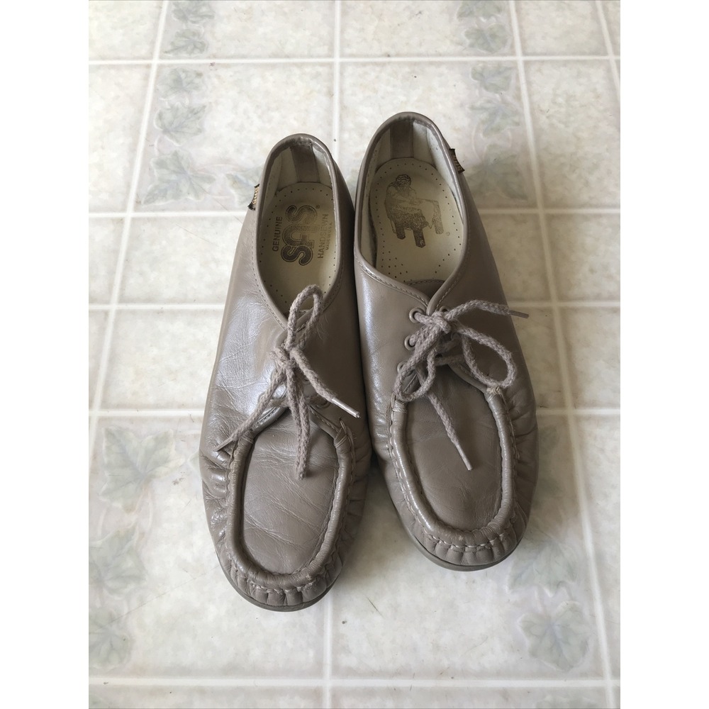 SAS Ladies Shoes Siesta Comfort Taupe 10.5‎ WW Oxfords Lace Up